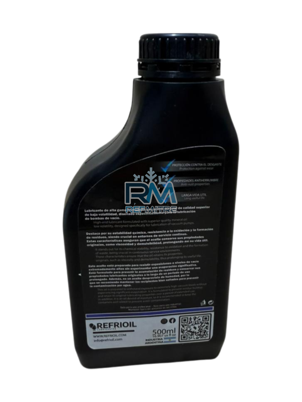 ACEITE PARA BOMBA DE VACIO REFRIOIL 1/2 LT