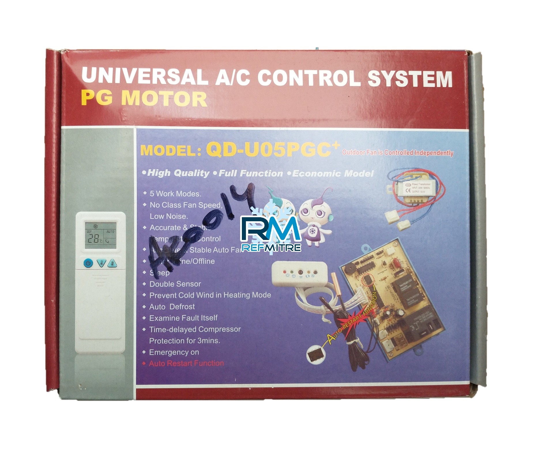 PLAQUETA UNIVERSAL REFMITRE A/A U05PG+