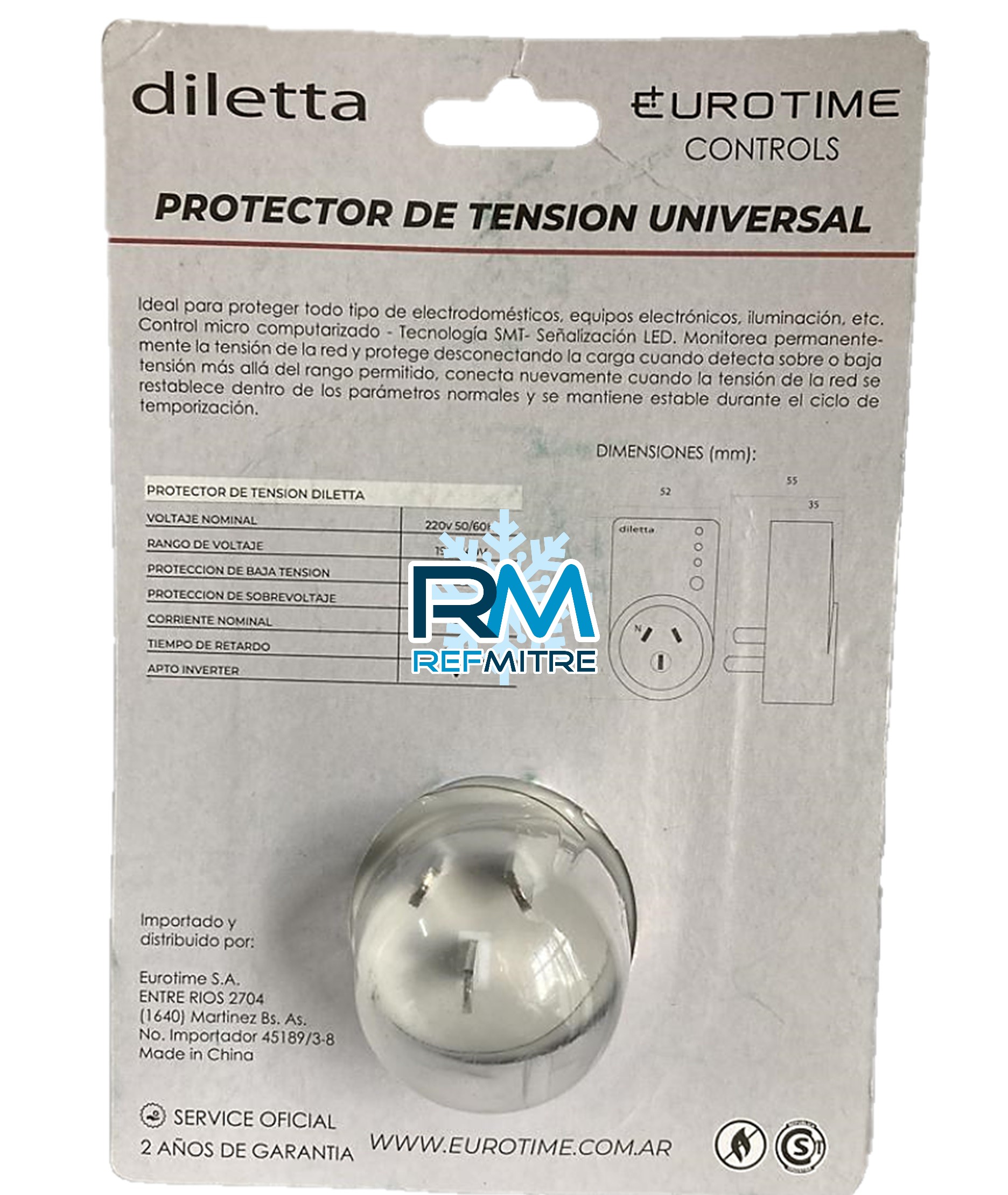 PROTECTOR DE TENSION 190-240V 2000W - 30000