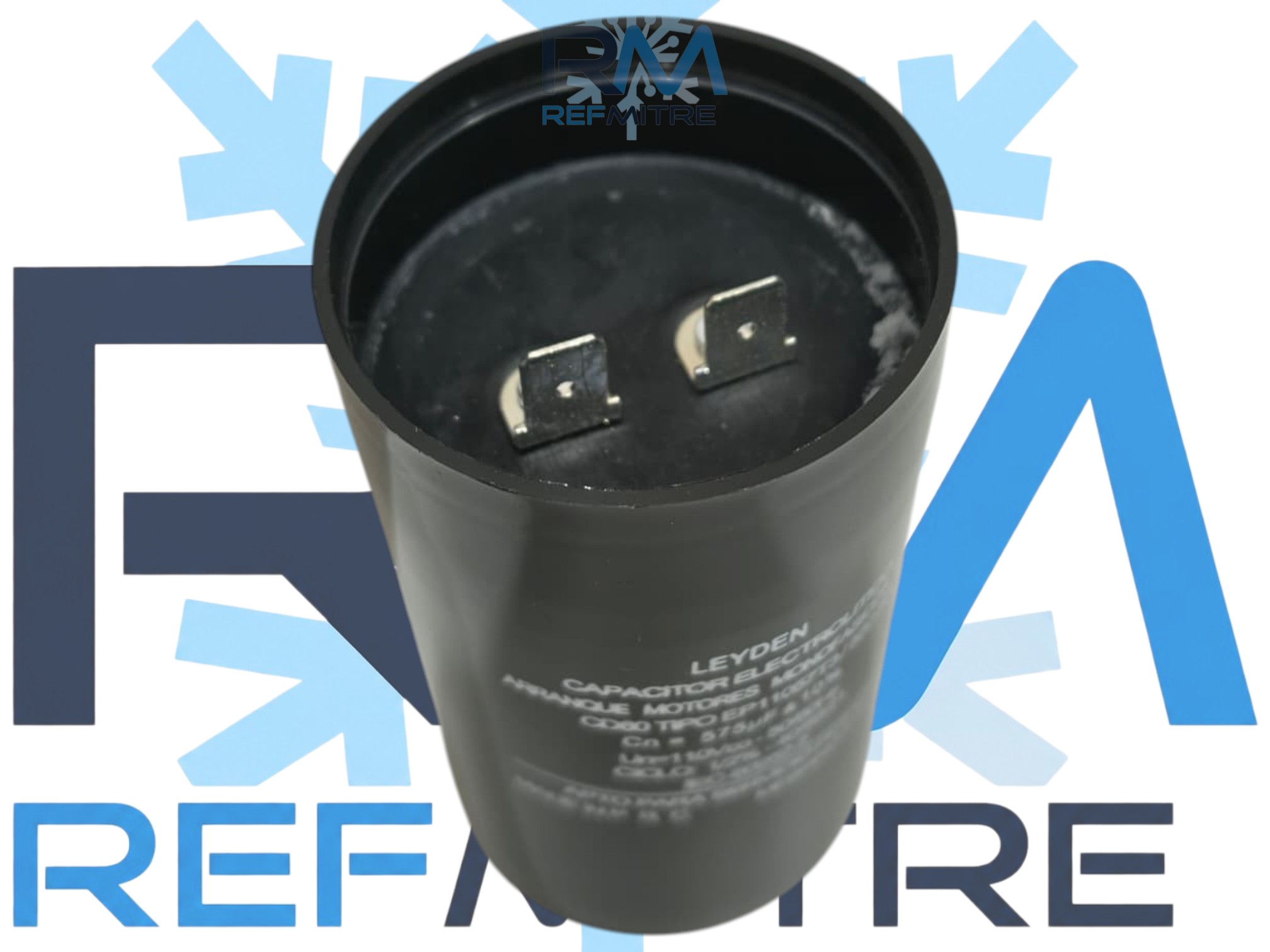CAPACITOR DE ARRANQUE ELECTROLITICO 550/600 X 220 VCA (575MF +-10%)