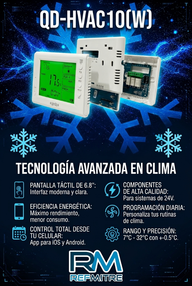 Termost.dig.progr.BlueStar HVAC10 - WIFI