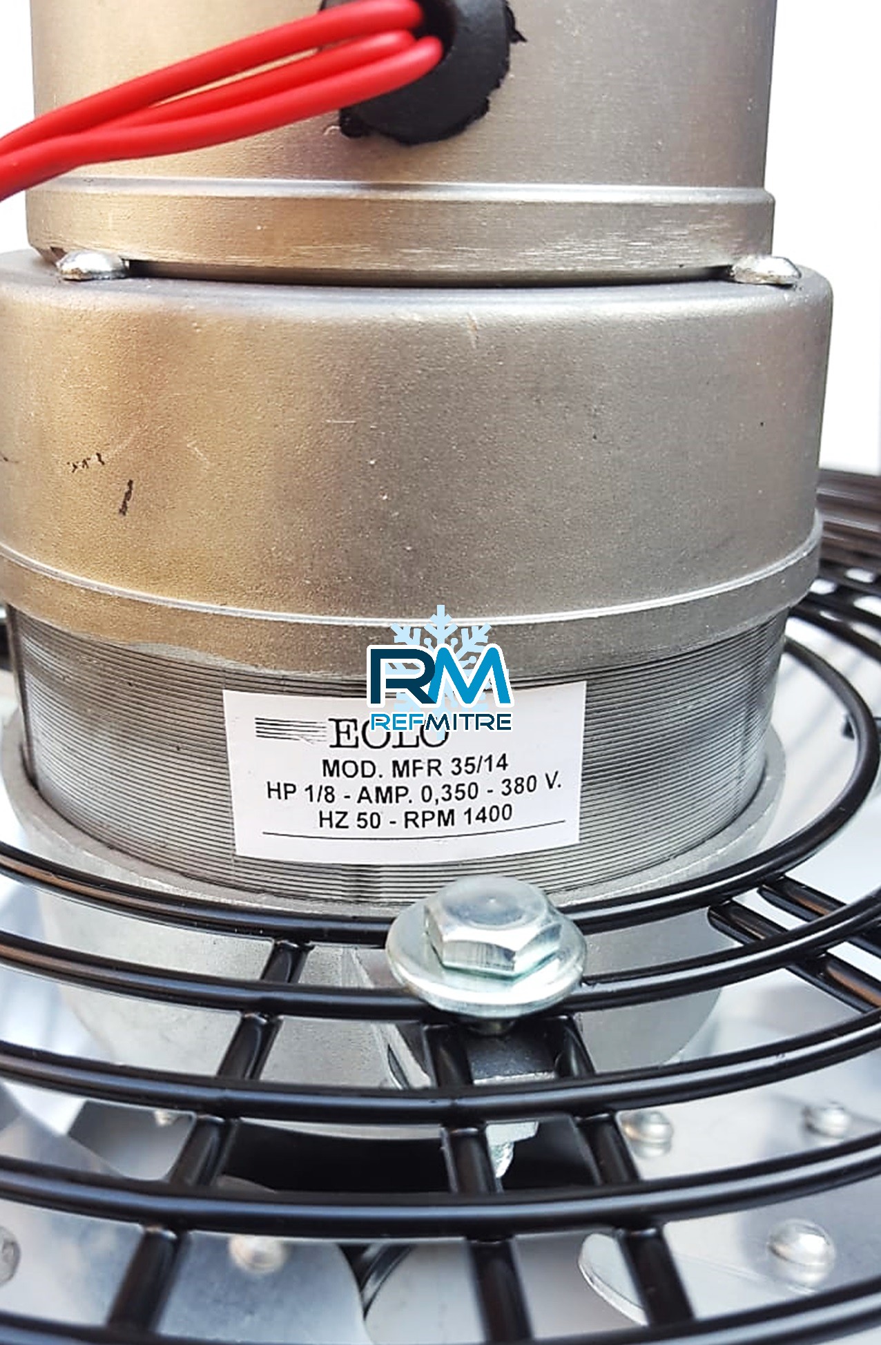 CONJUNTO AXIAL EOLO MOTOR HELICE 350 MM A RUL DIAM 104MM 380V - 1040 TRI