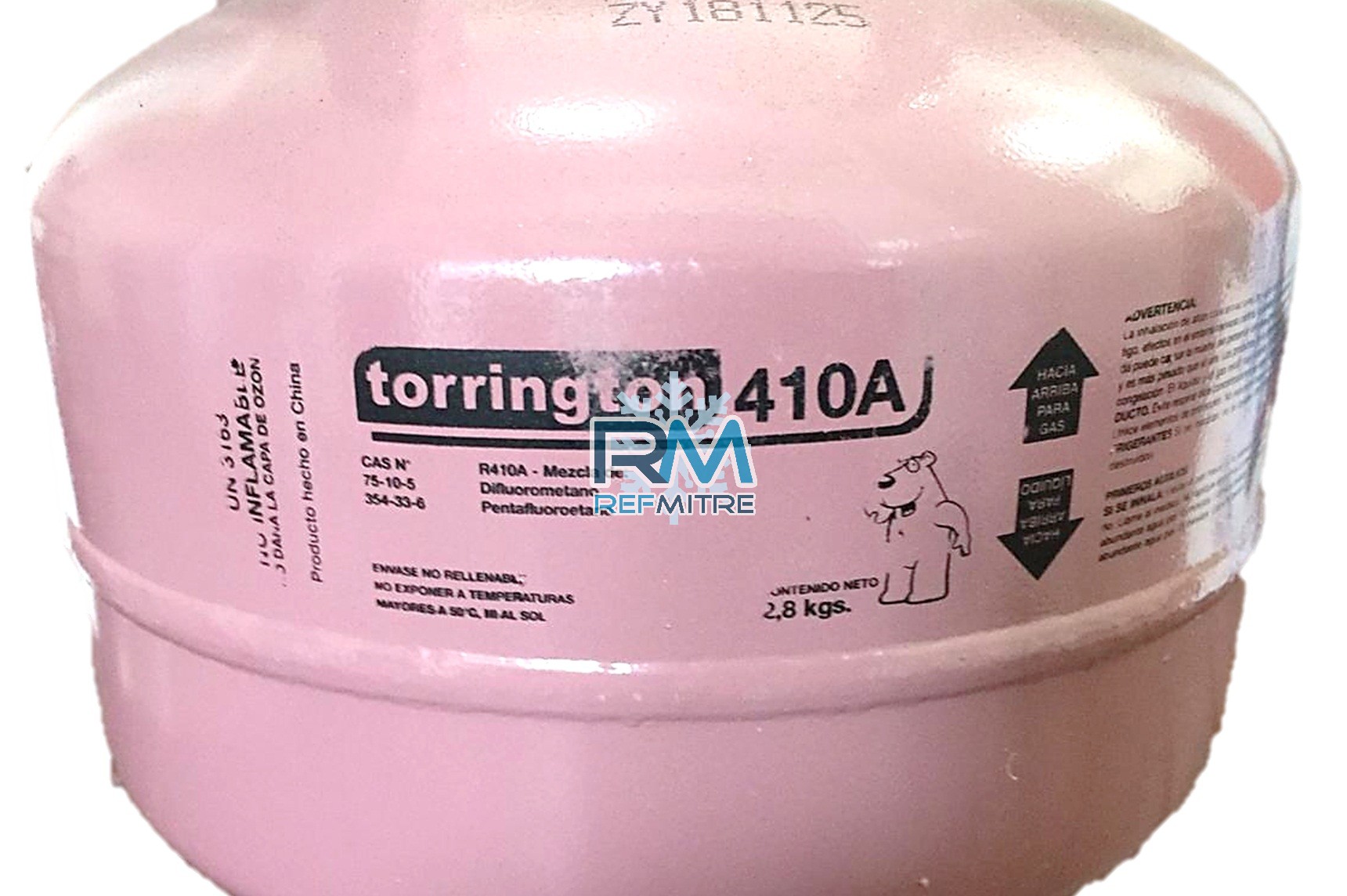 GARRAFA TORRINGTON R410A 2.8 KG