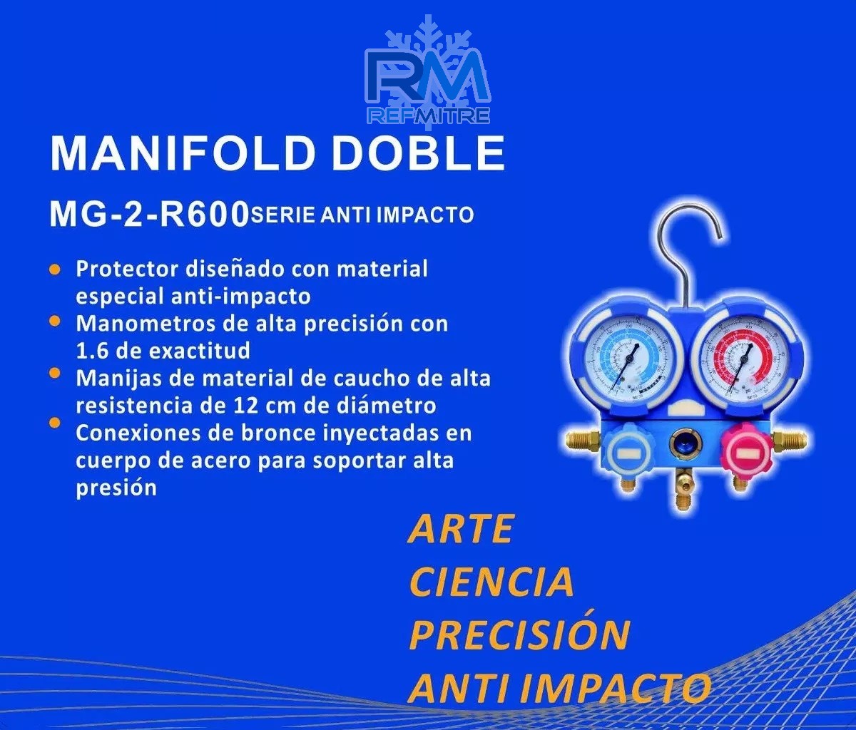 MANIFOLD DOBLE REFMITRE R600 - MG-2-R600