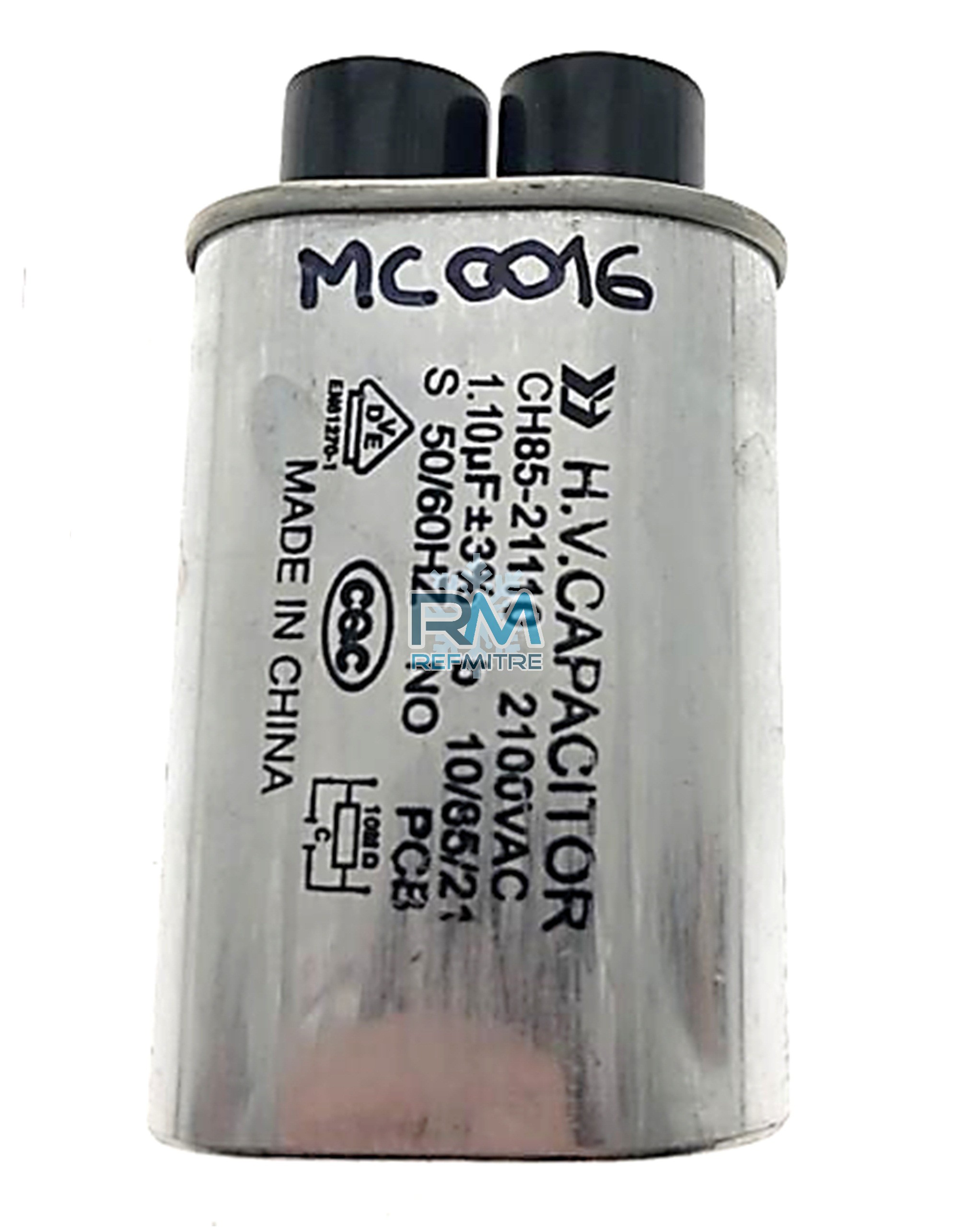 CAPACITOR MICROONDAS 1.10MF 2100V