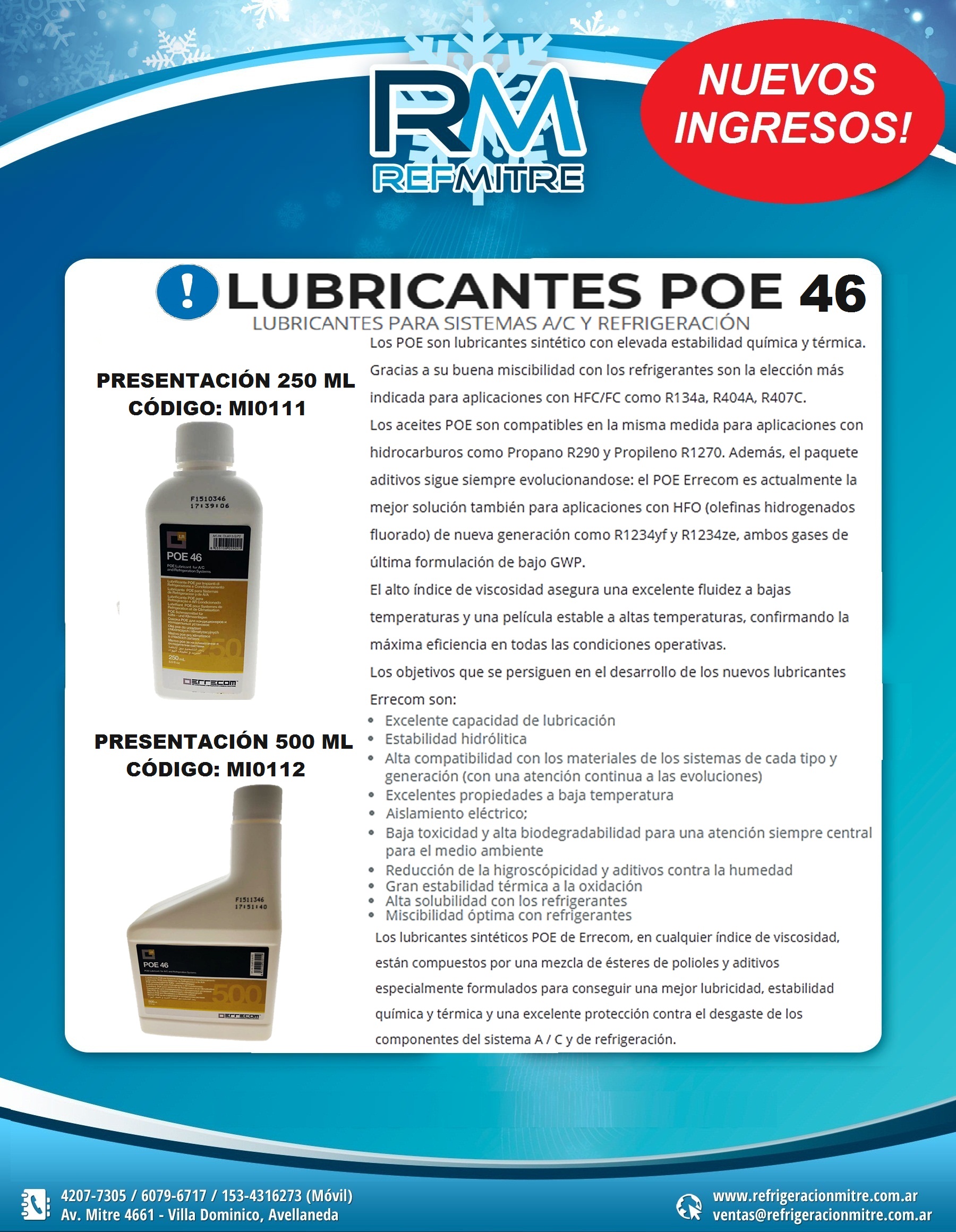 ACEITE LR-POE46 250 ml