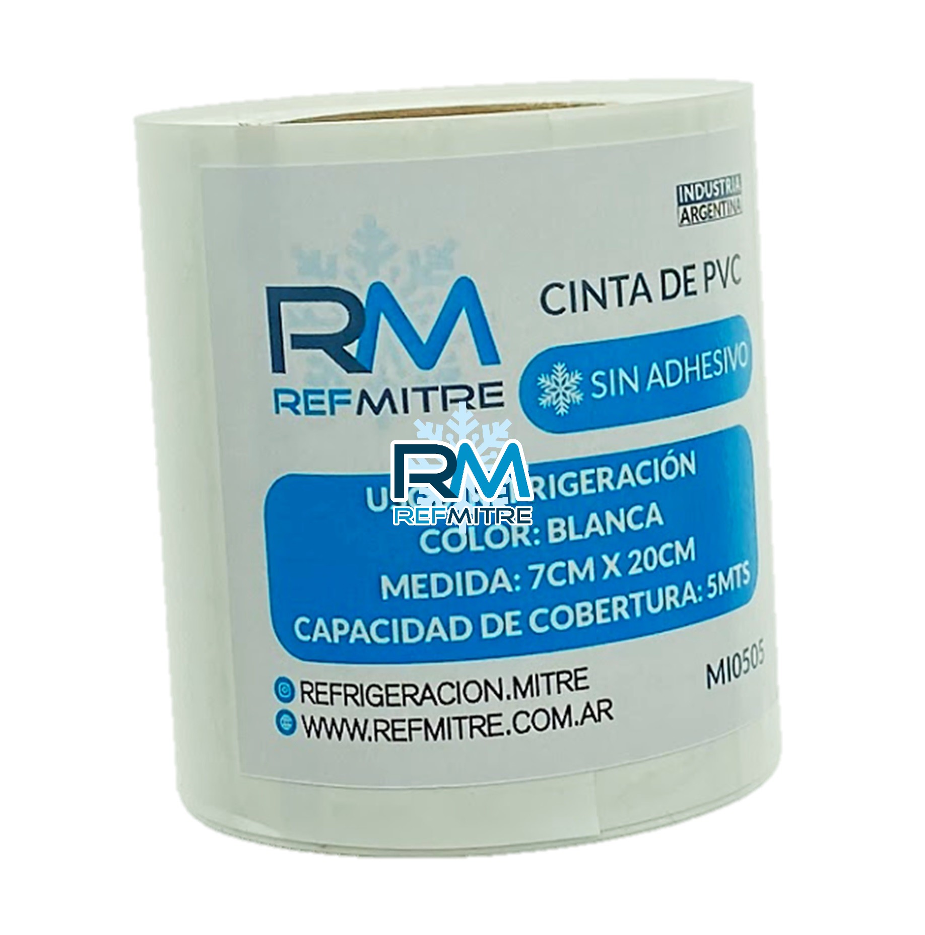 CINTA REFMITRE LINEA PREMIUM S/ADHESIVO 100 MICRONES
