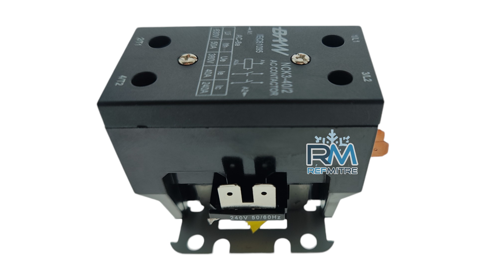 CONTACTOR BIPOLAR BOBINA 220V BAW - NCK3-40