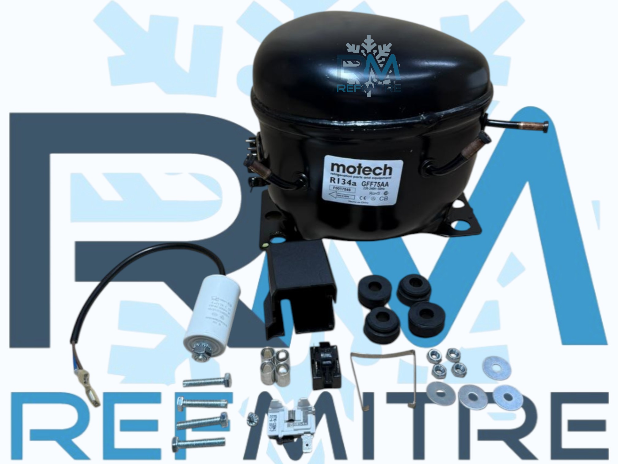 Motor MOTECH GFF75AA 1/4+ HP R134A - 11210811 Motor MOTECH GFF75AA 1/4+ HP R134A - 11210811