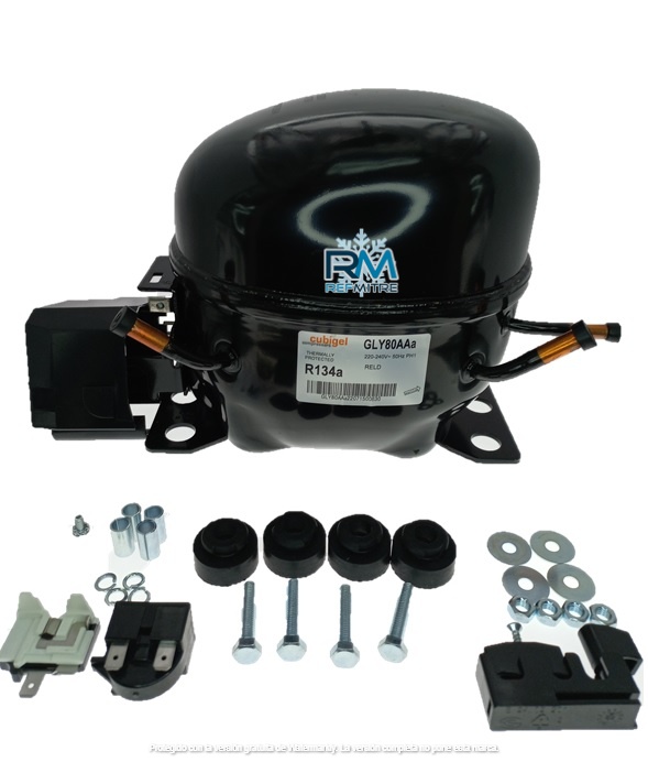 Motoc.Cubigel 1/4+HP-GLY80Aaa-LBP-R134a-220v-50HZ (1390)