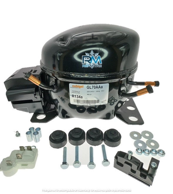 Motoc.Cubigel 1/5HP-GL70Aaa-LBP-R134a-220v-50HZ (1365)