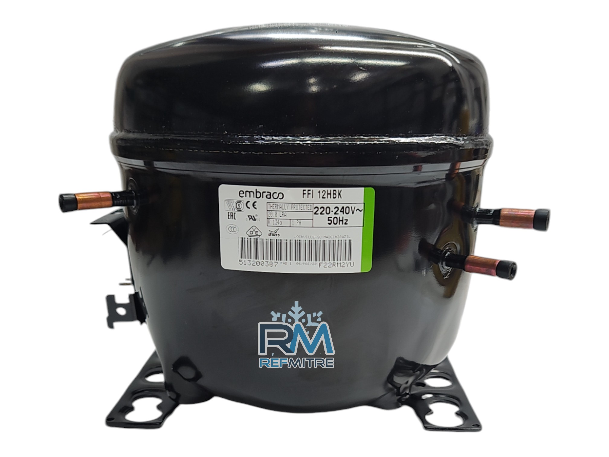 Motoc.EMBRACO 1/3+HP FFI12HBK 273F/. R-134a