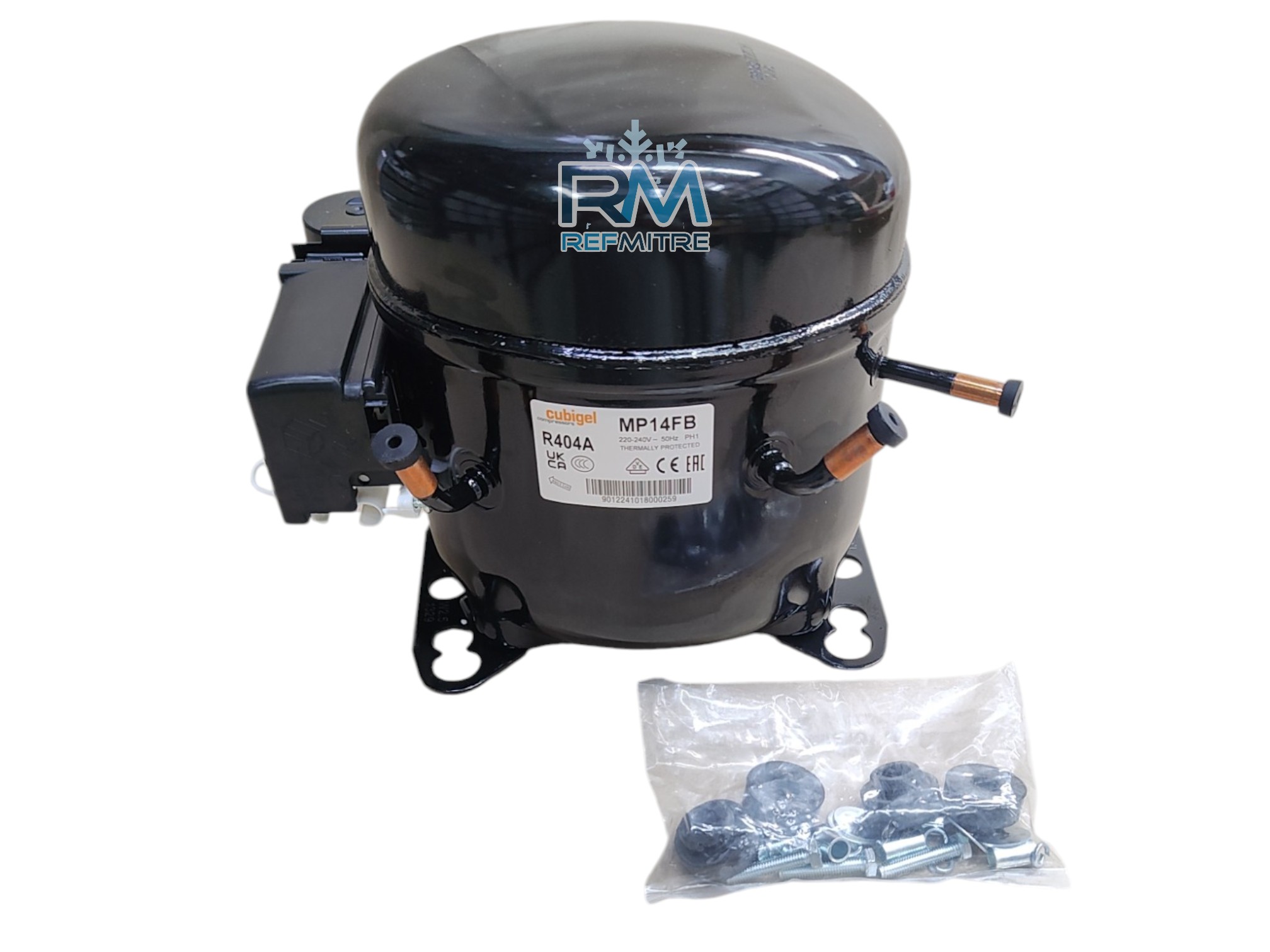 Motoc.Cubigel-1/3+-HP-MP14FB-LBP=NEK2150GK/CAE2417Z R-404a