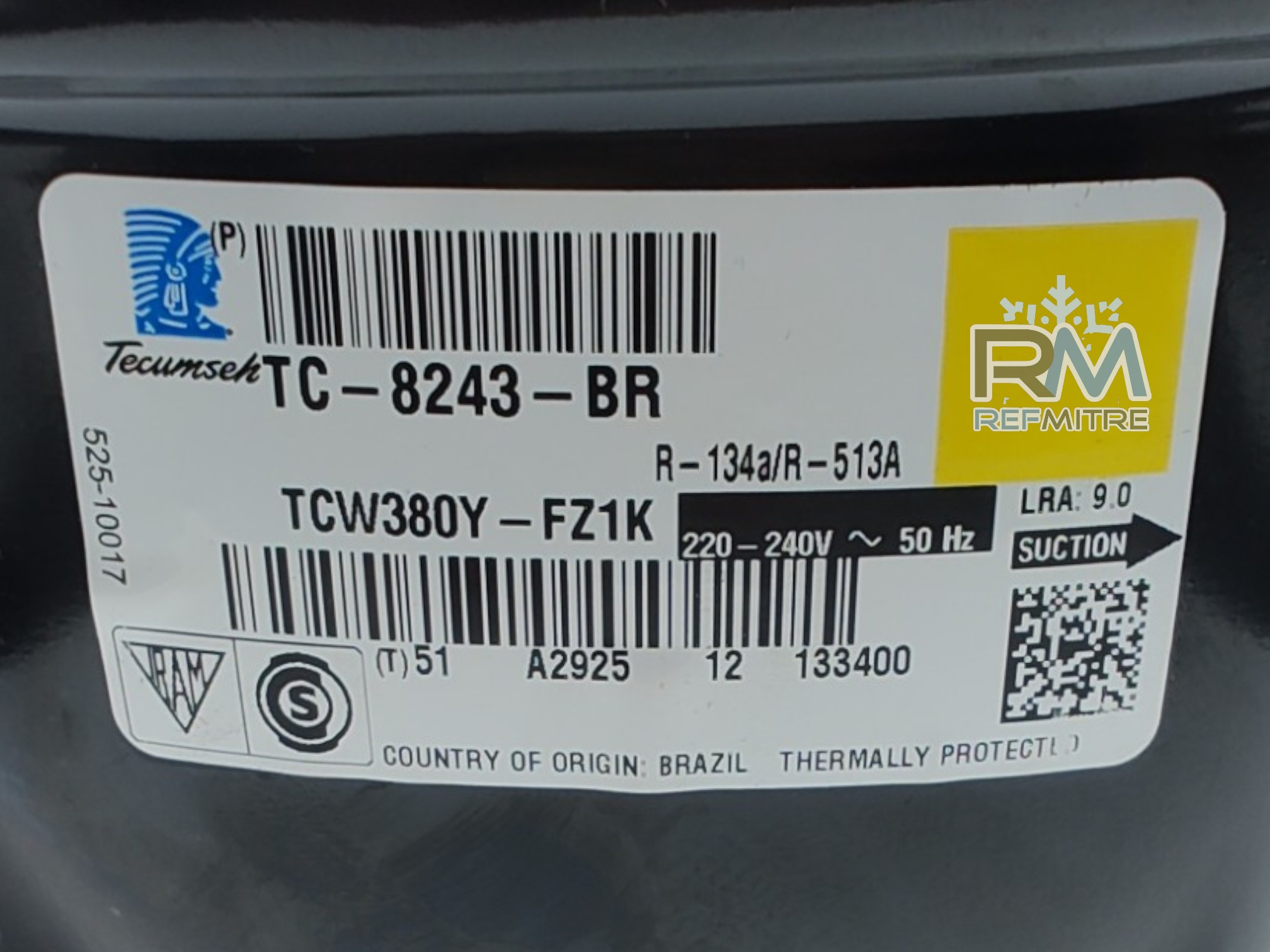 Motoc.TECUMSEH 1/4 -TCW380YFZ1K-165fR134