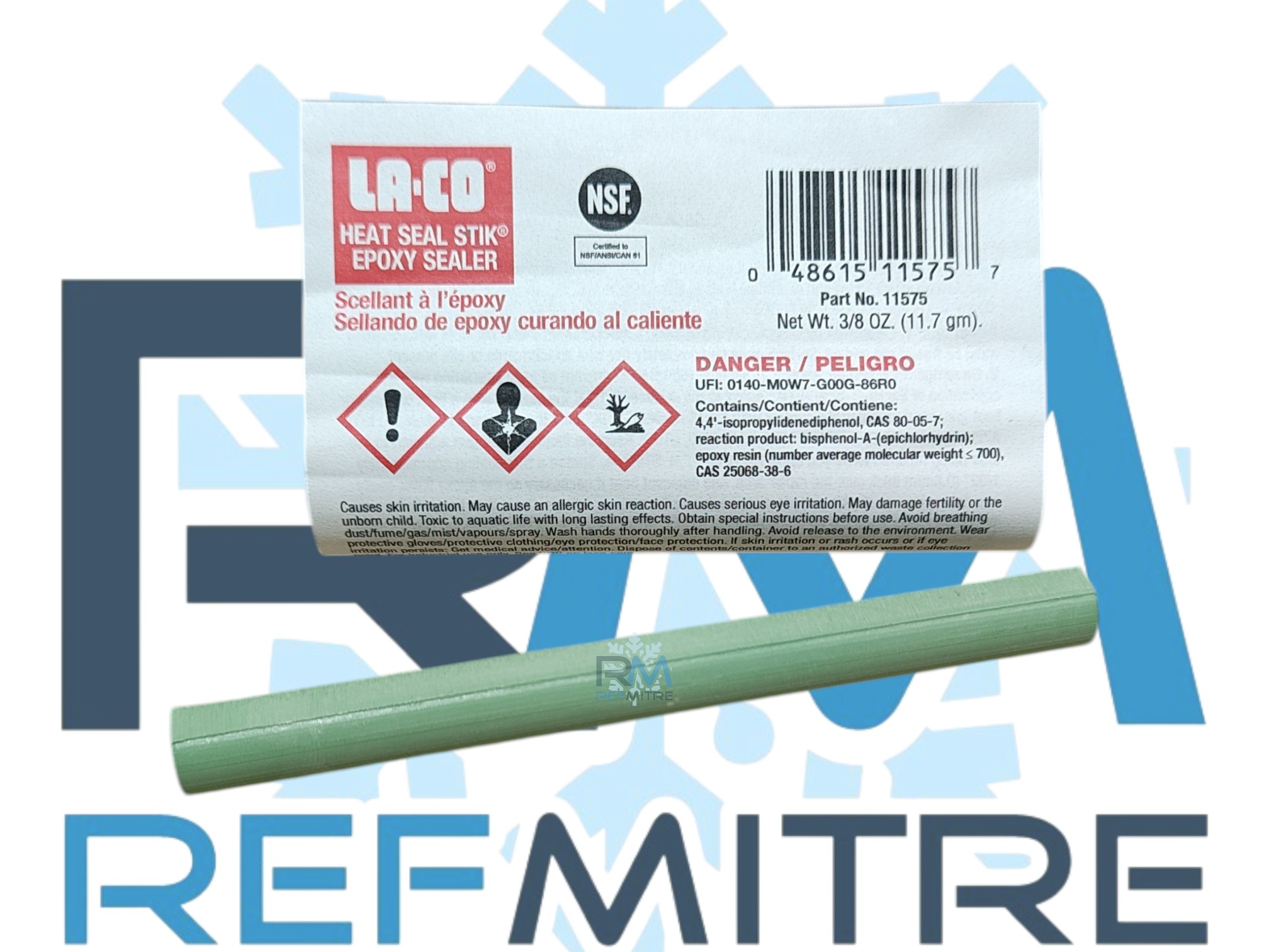 Barra LACO Epoxi-Al-Cu tapa perdidas