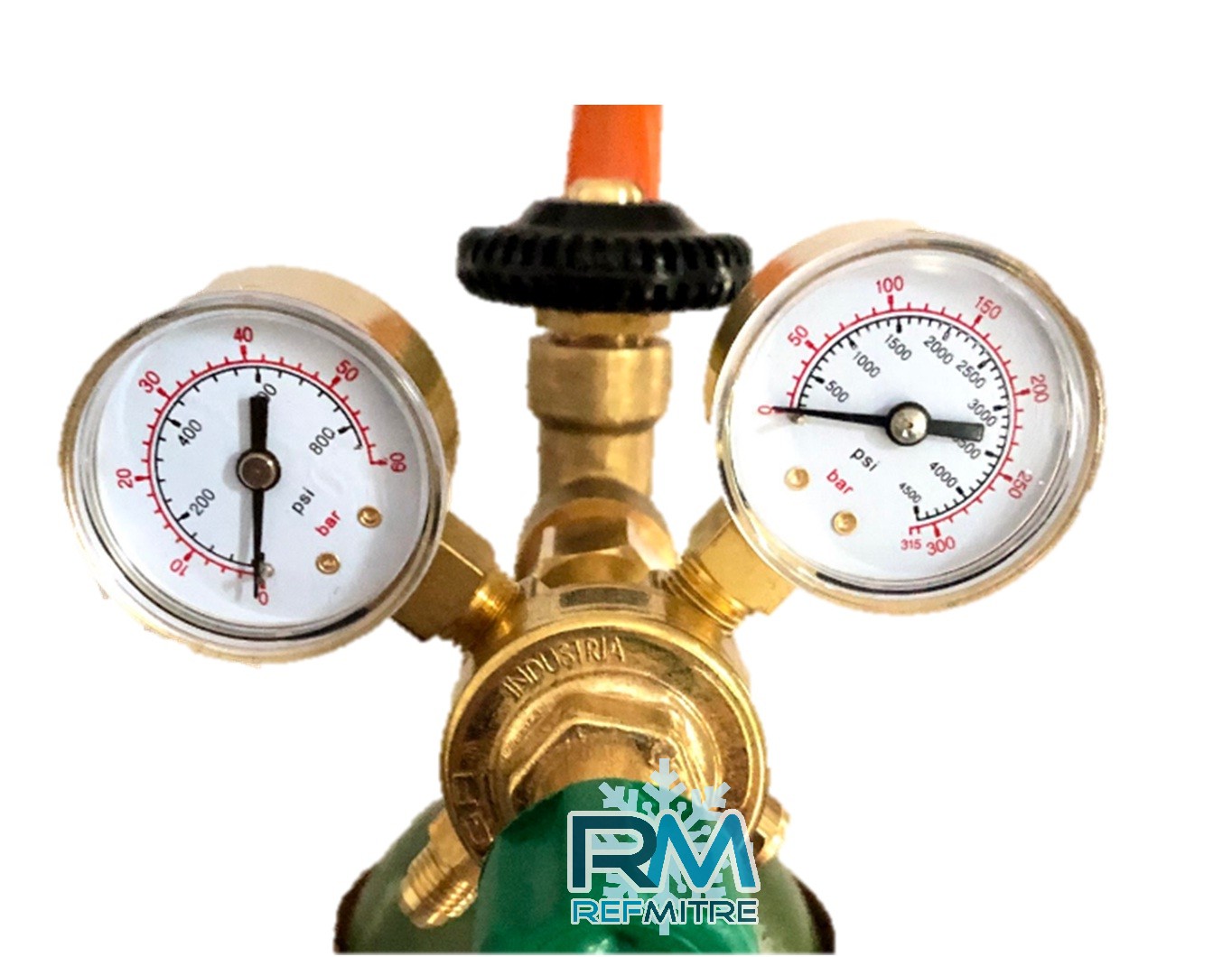 CARRO CON TUBO DE 1 MT Y REGULADOR DE NITROGENO