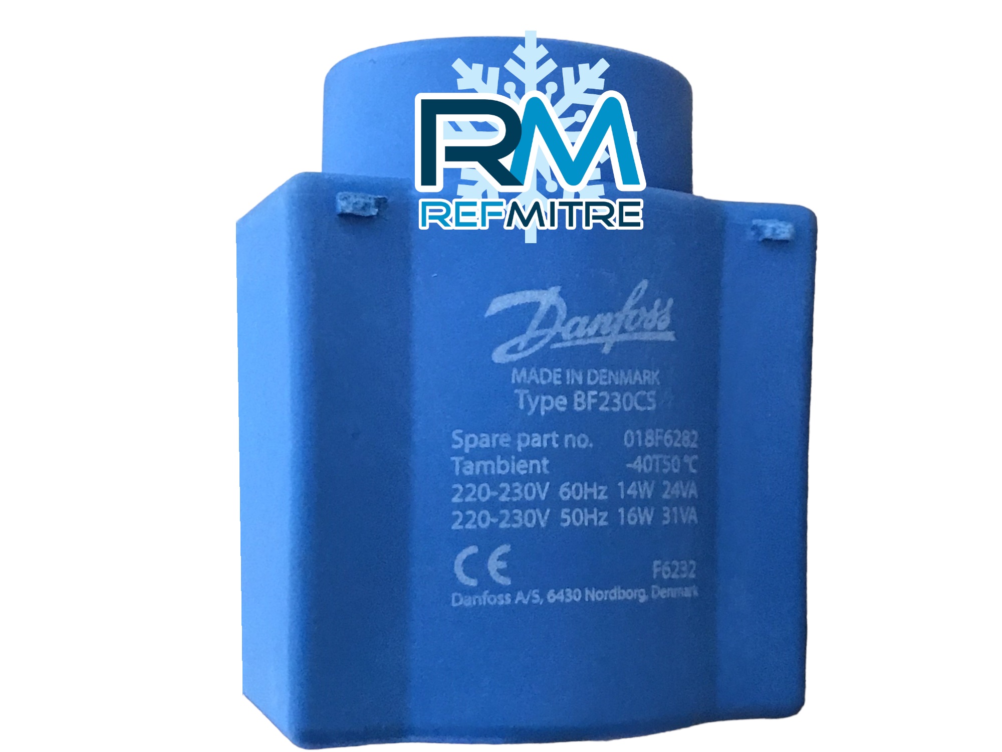 BOBINA DANFOSS 018F6282-220V-50HZ-CABLE - 960289