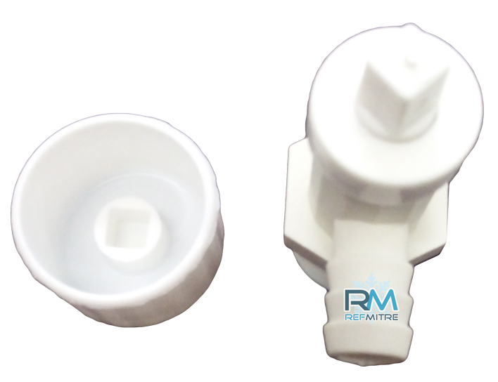GRIFO PARA TERMOTANQUE LONGVIE/UNIVERSAL DE PURGA PLAST 90º - 13028/2
